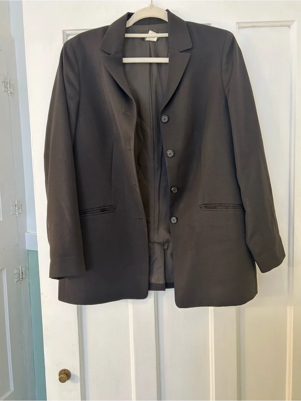 J.Crew 100% Wool Blazer – Brown | Petite 12 | Made in Japan